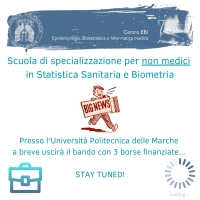 Bandi aperti Scuola di Specializzazione in Statistica Sanitaria e Biometria dell’Università Politecnica delle Marche