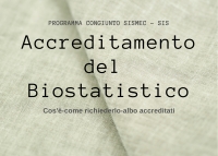 Accreditamento del biostatistico